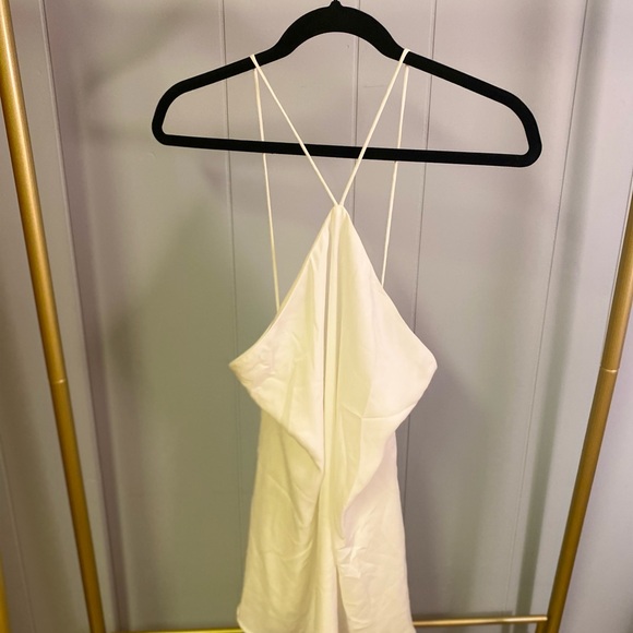 Superdown White Backless Dress - Picture 1 of 3